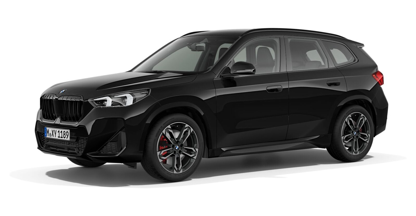 BMW BMW X in Schwarz von vorne