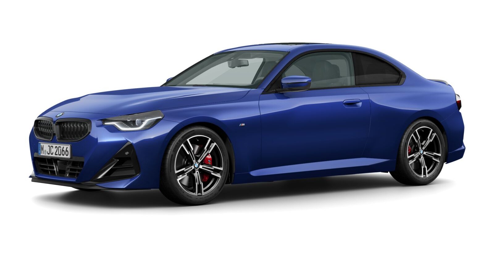 BMW BMW 2er in Blau von vorne