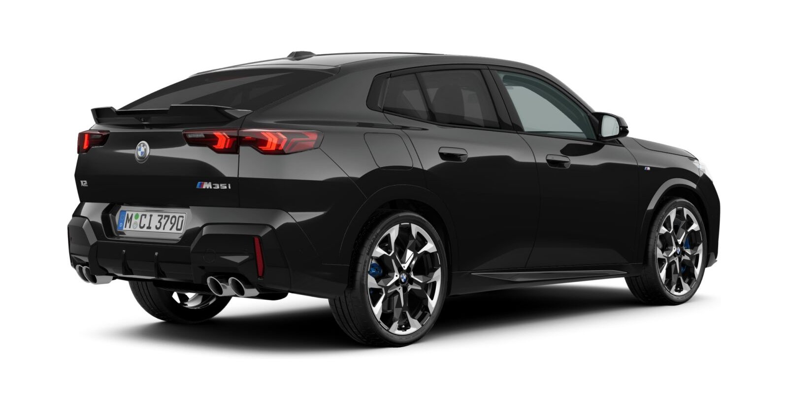 BMW BMW X in Schwarz von hinten BMW BMW X in Schwarz von hinten