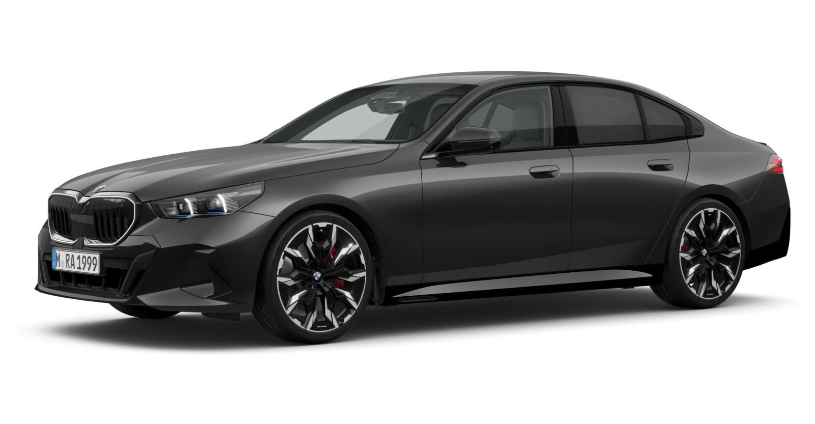 BMW BMW 5er in Grau von vorne