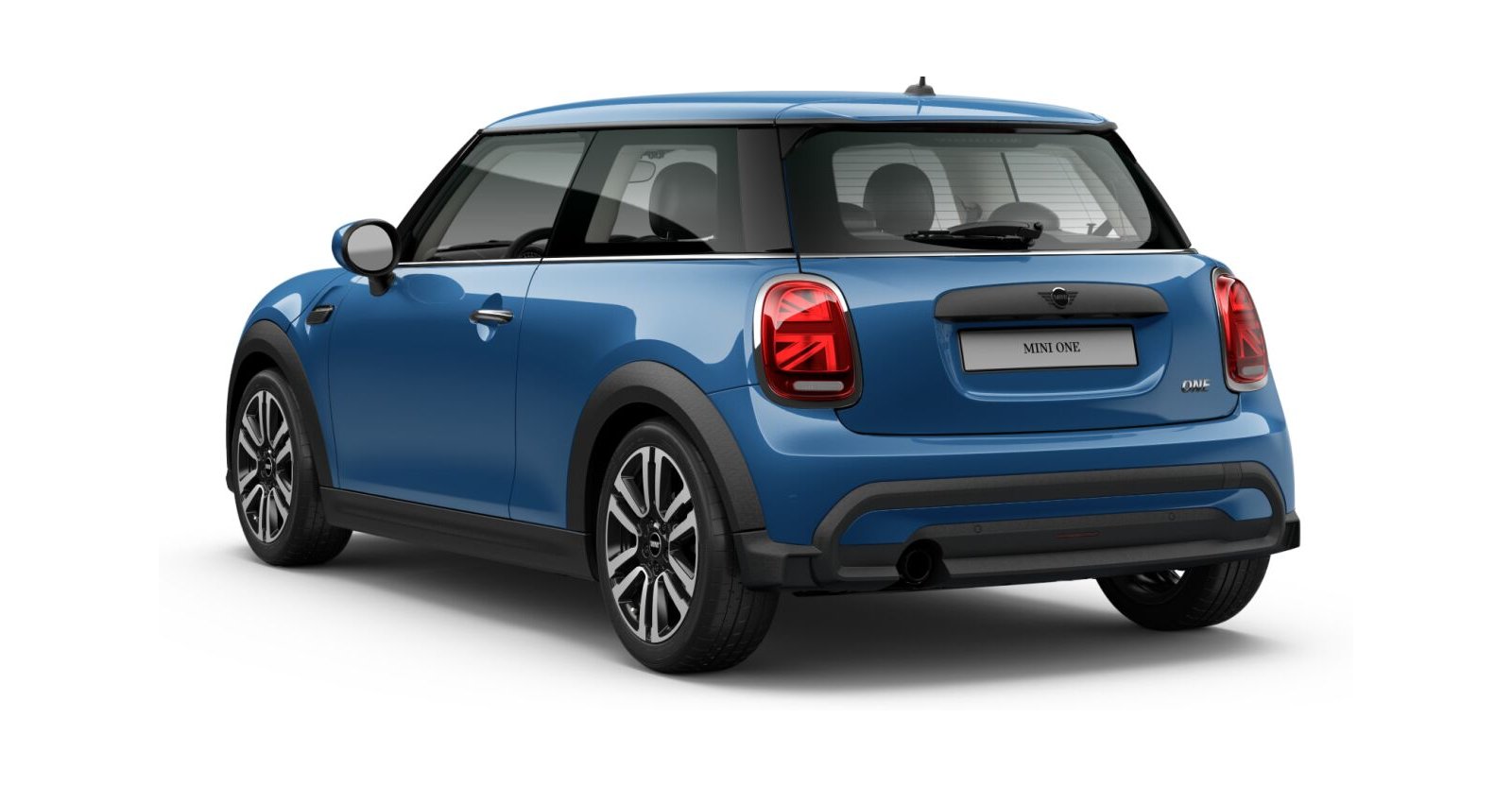 MINI MINI 3-Türer in Blau von hinten MINI MINI 3-Türer in Blau von hinten