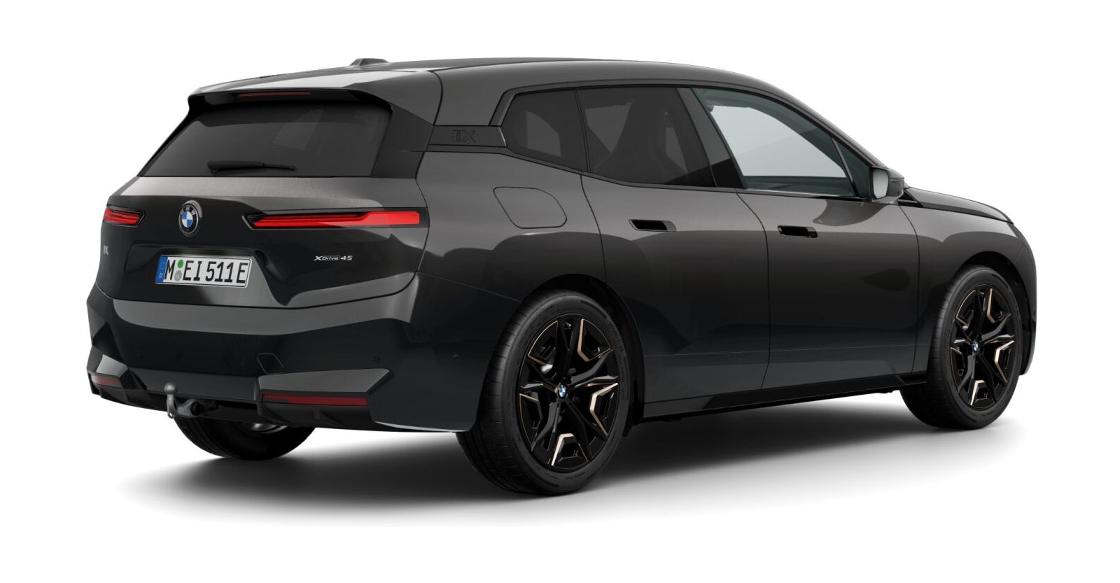 BMW BMW I in Grau von hinten