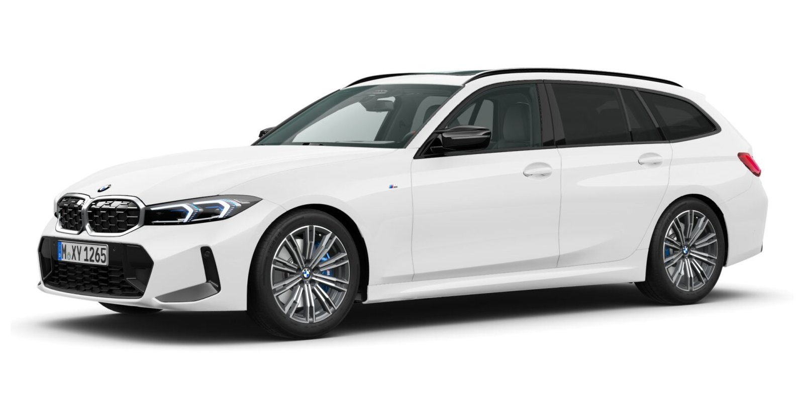 BMW BMW 3er in Weiß von vorne BMW BMW 3er in Weiß von vorne