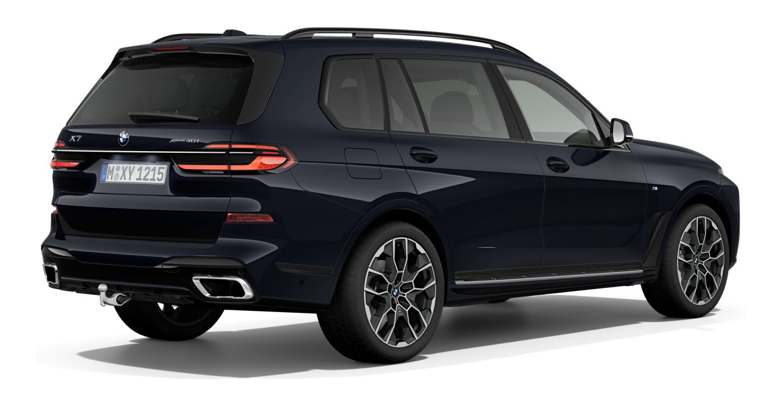BMW BMW X in Schwarz von hinten BMW BMW X in Schwarz von hinten