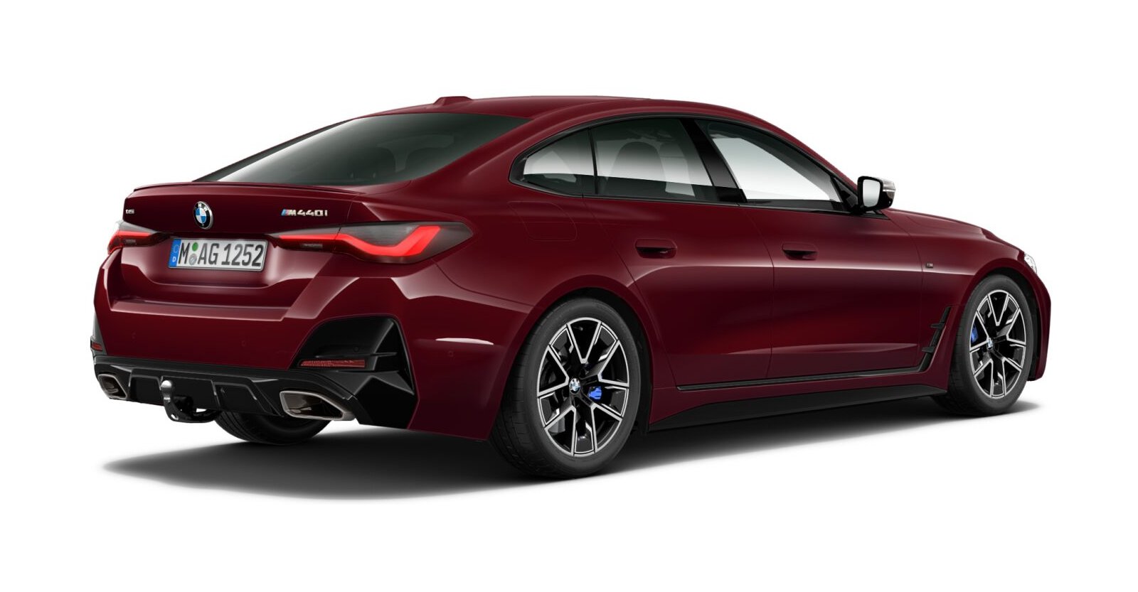 BMW BMW 4er in Rot von hinten