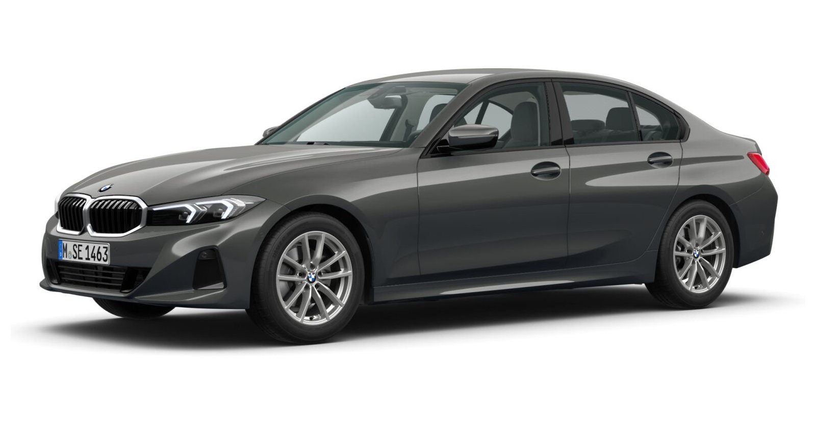 BMW BMW 3er in Grau von vorne