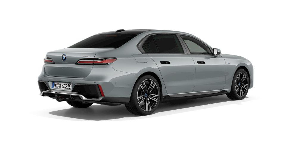 BMW BMW I in Grau von hinten