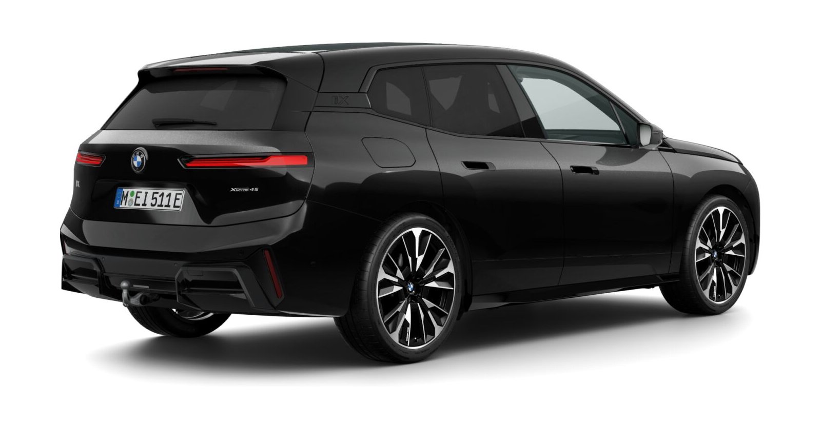 BMW BMW I in Schwarz von hinten