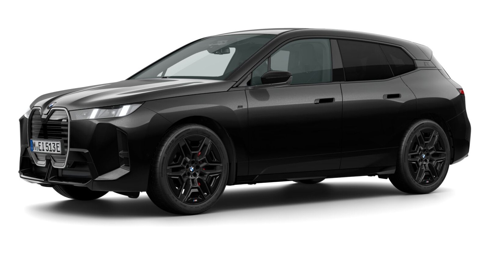 BMW BMW I in Schwarz von vorne BMW BMW I in Schwarz von vorne