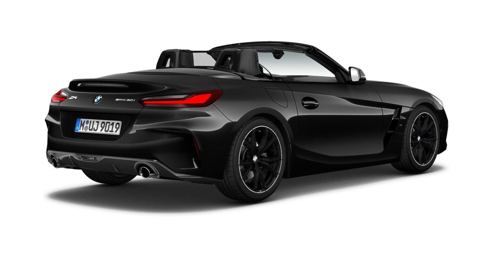 BMW BMW Z in Schwarz von hinten
