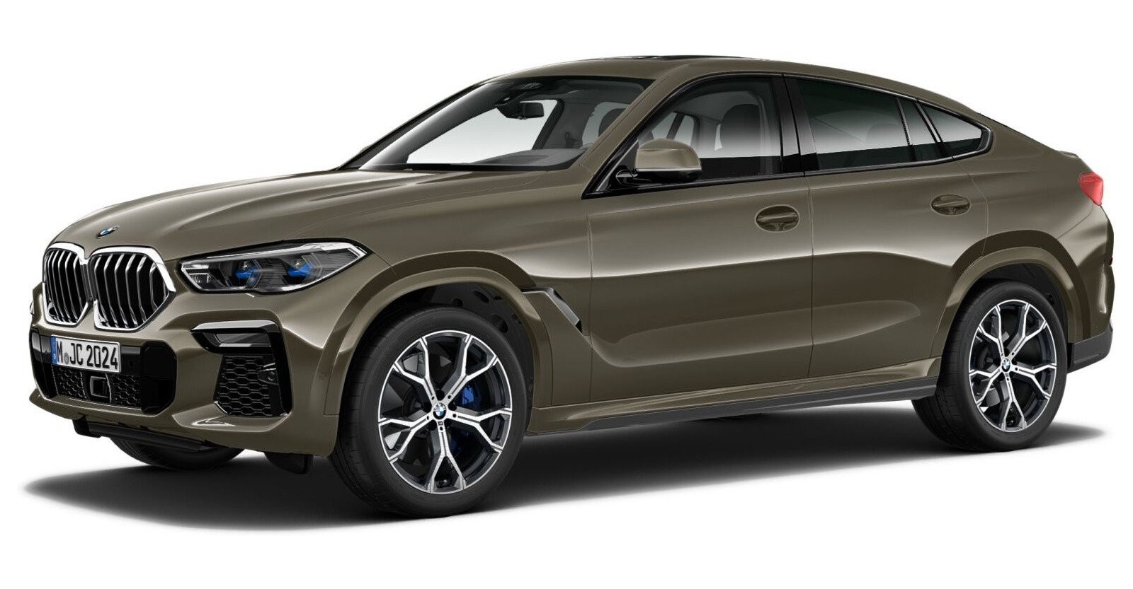 BMW BMW X in Grün von vorne BMW BMW X in Grün von vorne
