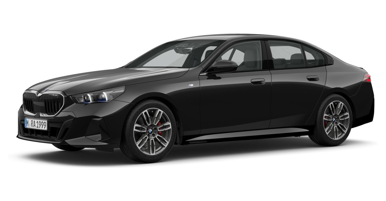 BMW BMW 5er in Schwarz von vorne BMW BMW 5er in Schwarz von vorne