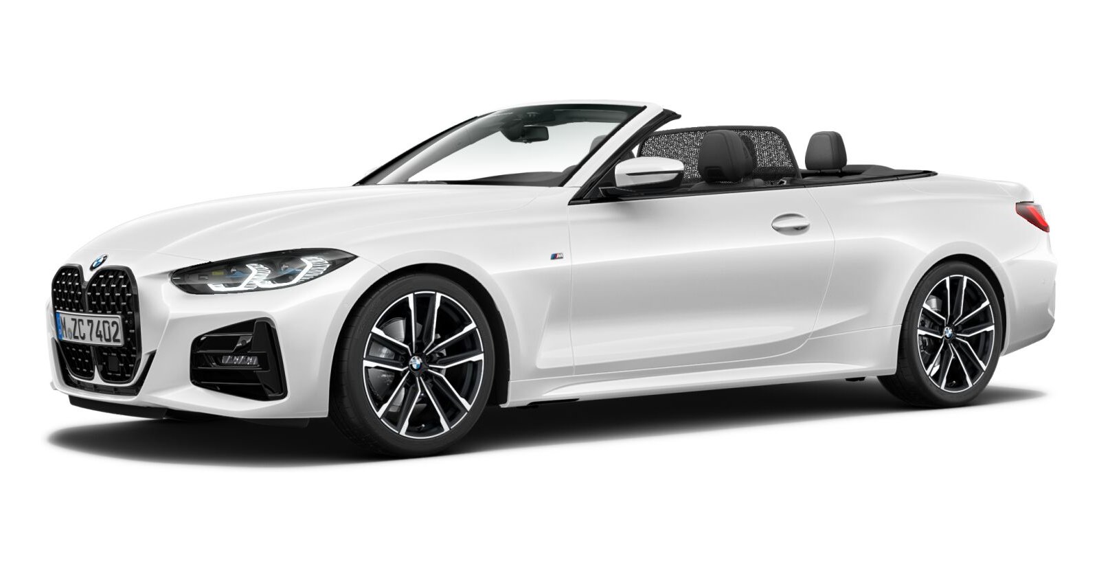 BMW BMW 4er in Weiß von vorne