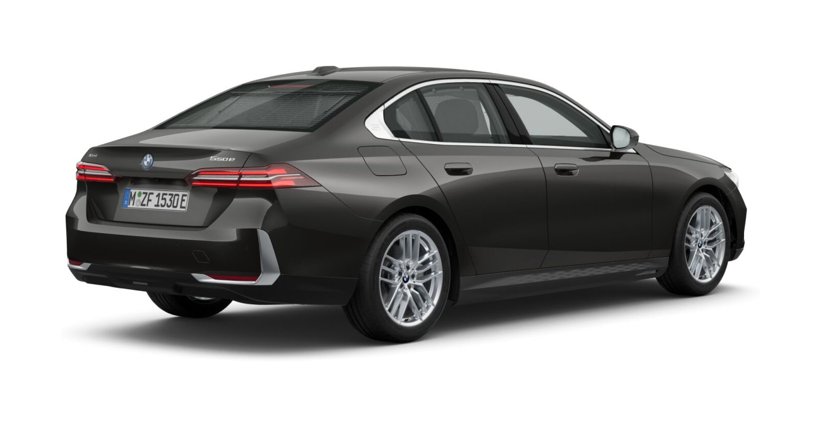 BMW BMW 5er in Grau von hinten BMW BMW 5er in Grau von hinten