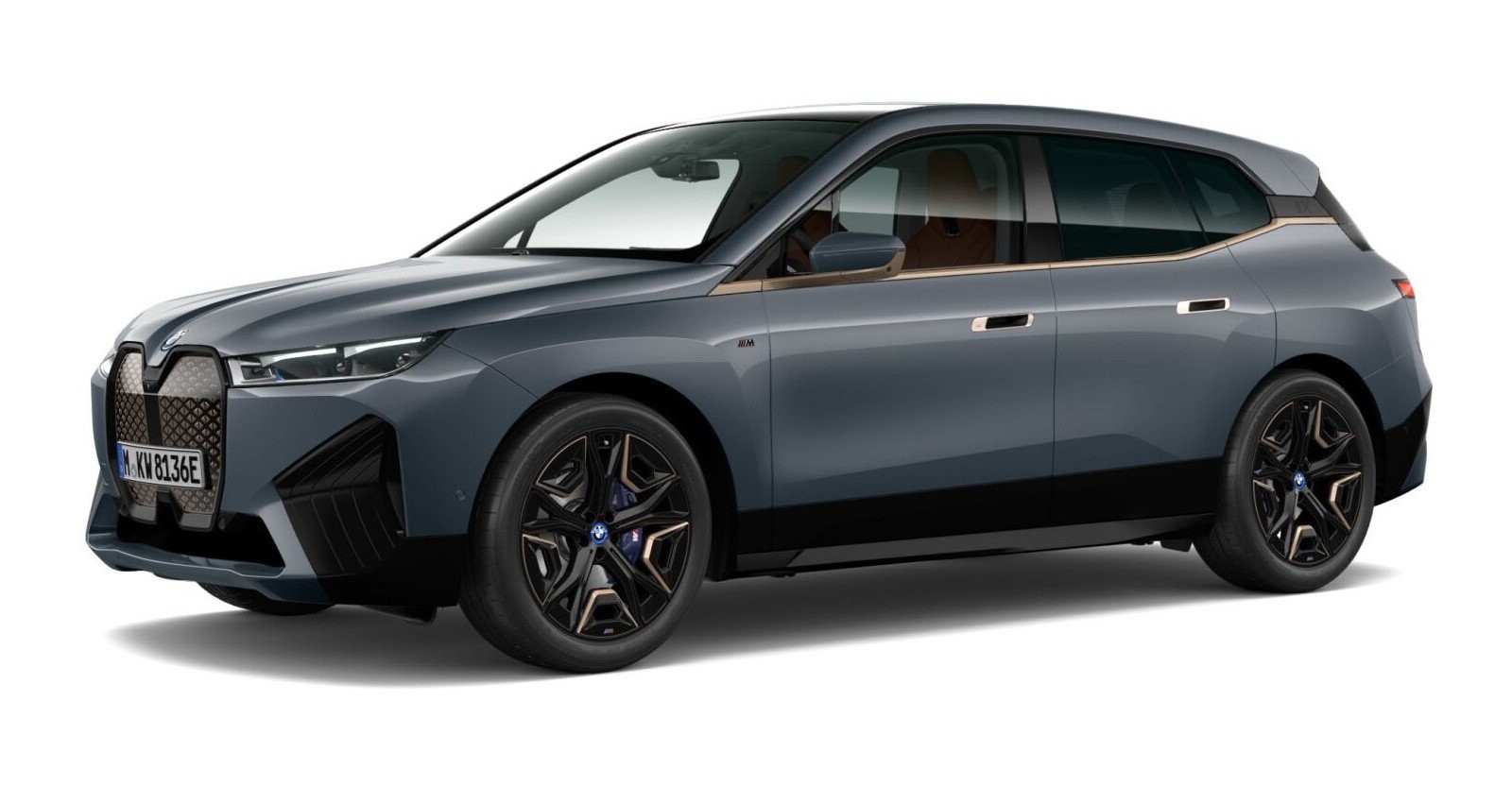 BMW BMW I in Grau von vorne BMW BMW I in Grau von vorne