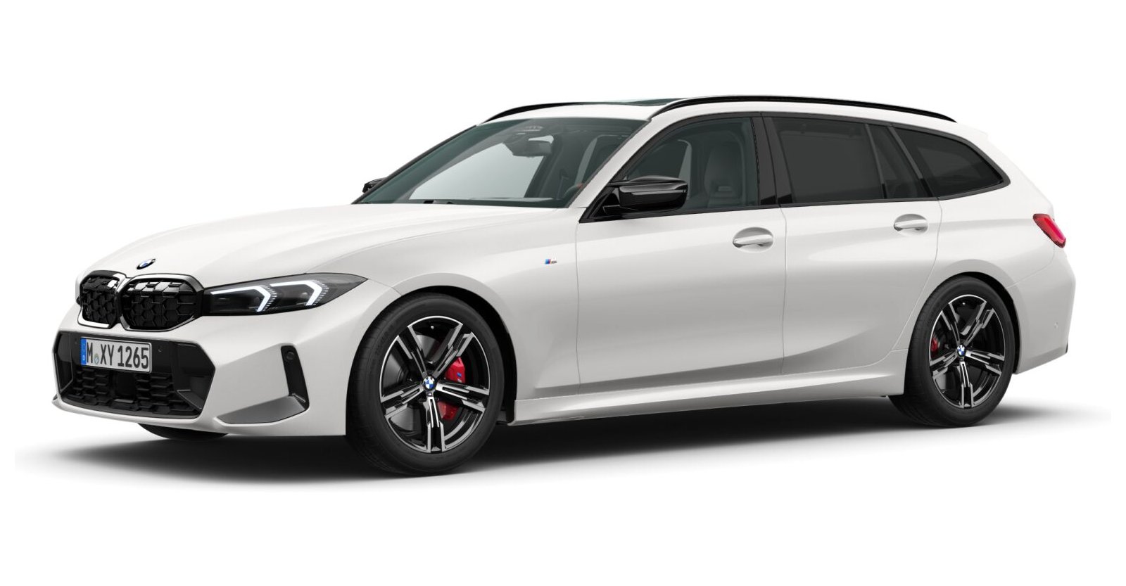 BMW BMW 3er in Weiß von vorne