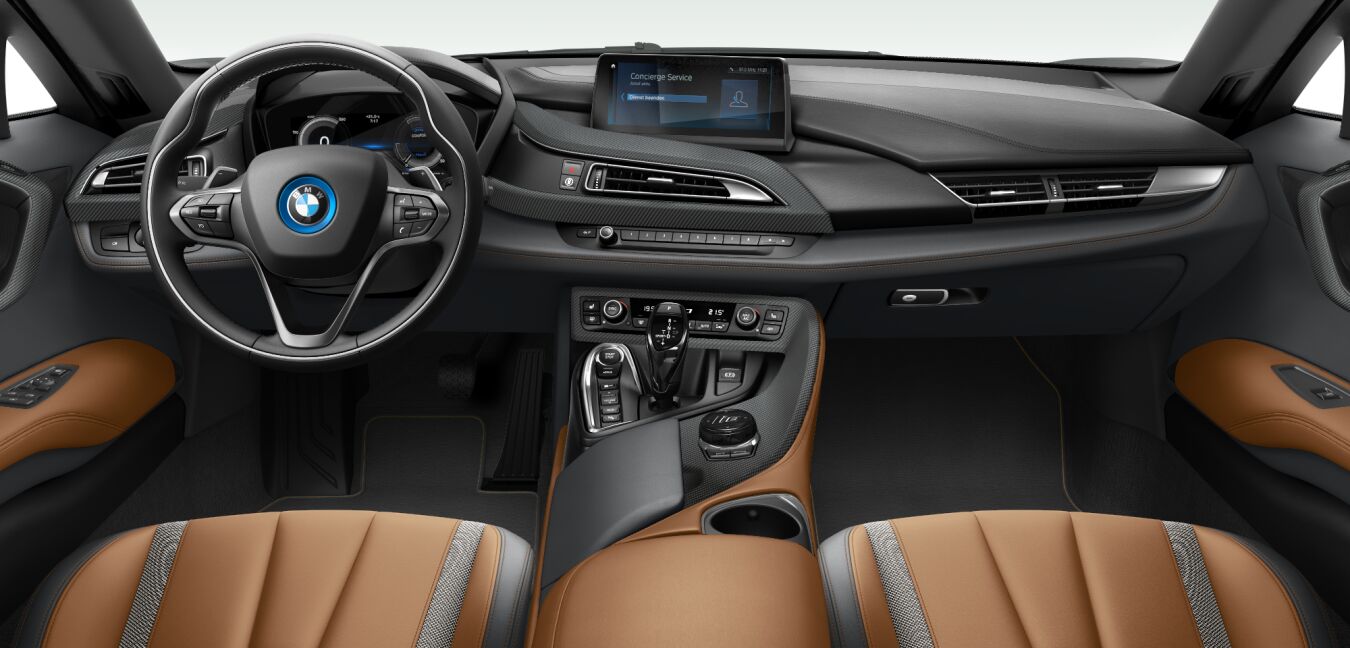 BMW BMW I im Innenraum von vorne BMW BMW I im Innenraum von vorne