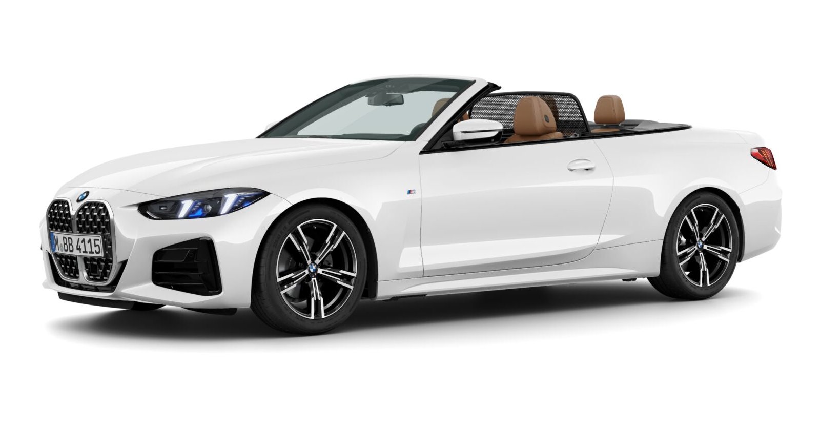 BMW BMW 4er in Weiß von vorne