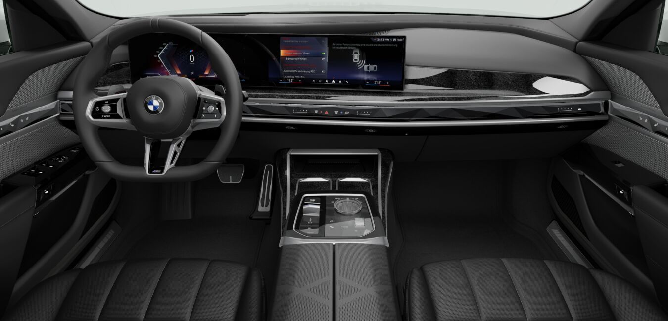 BMW BMW 7er im Innenraum von vorne BMW BMW 7er im Innenraum von vorne