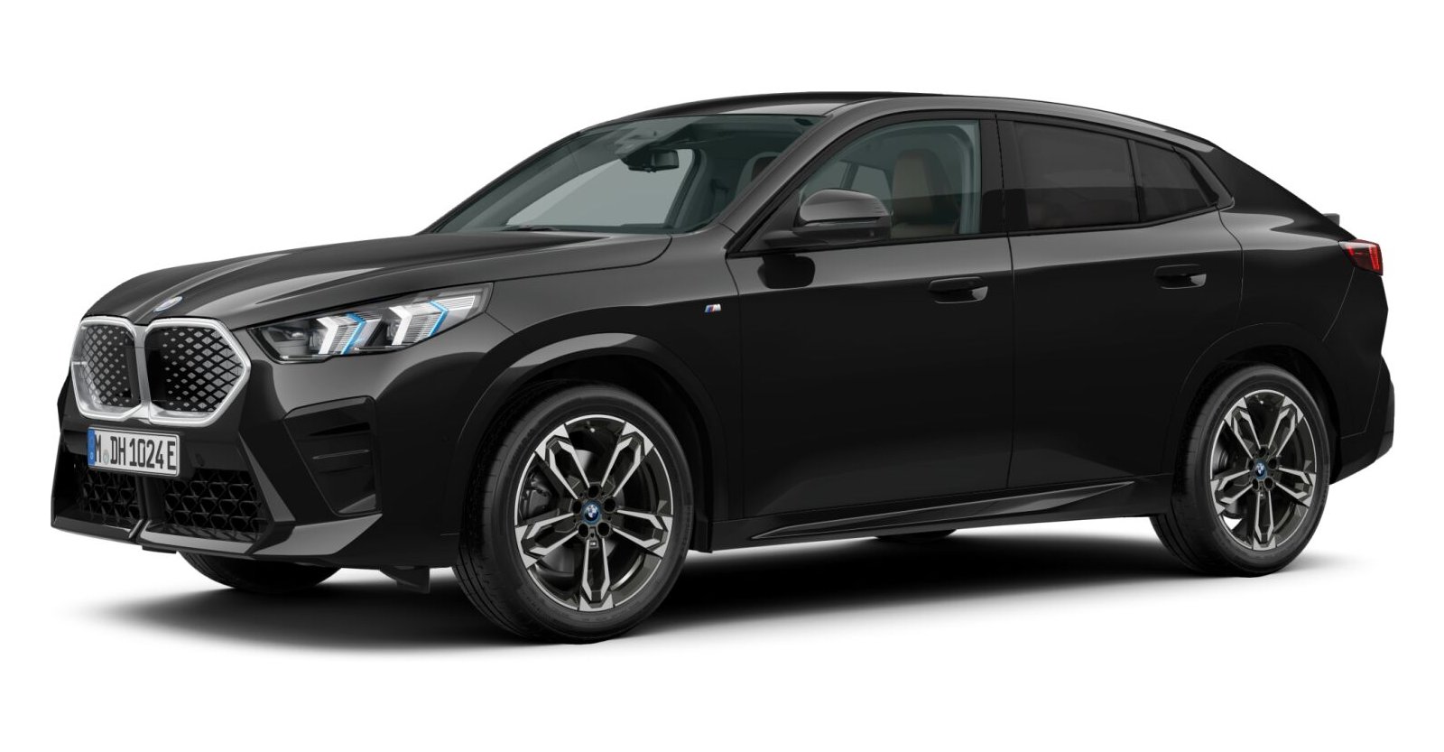 BMW BMW I in Schwarz von vorne
