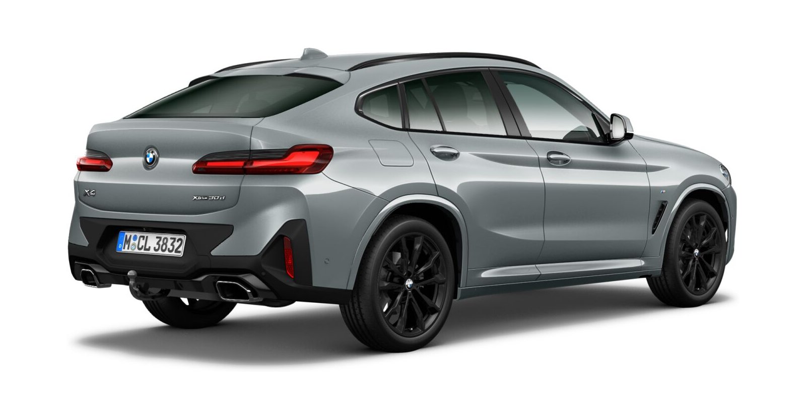 BMW BMW X in Grau von hinten BMW BMW X in Grau von hinten