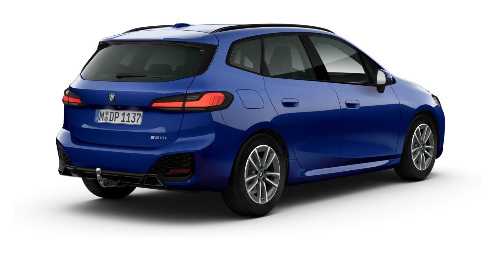 BMW BMW 2er in Blau von hinten
