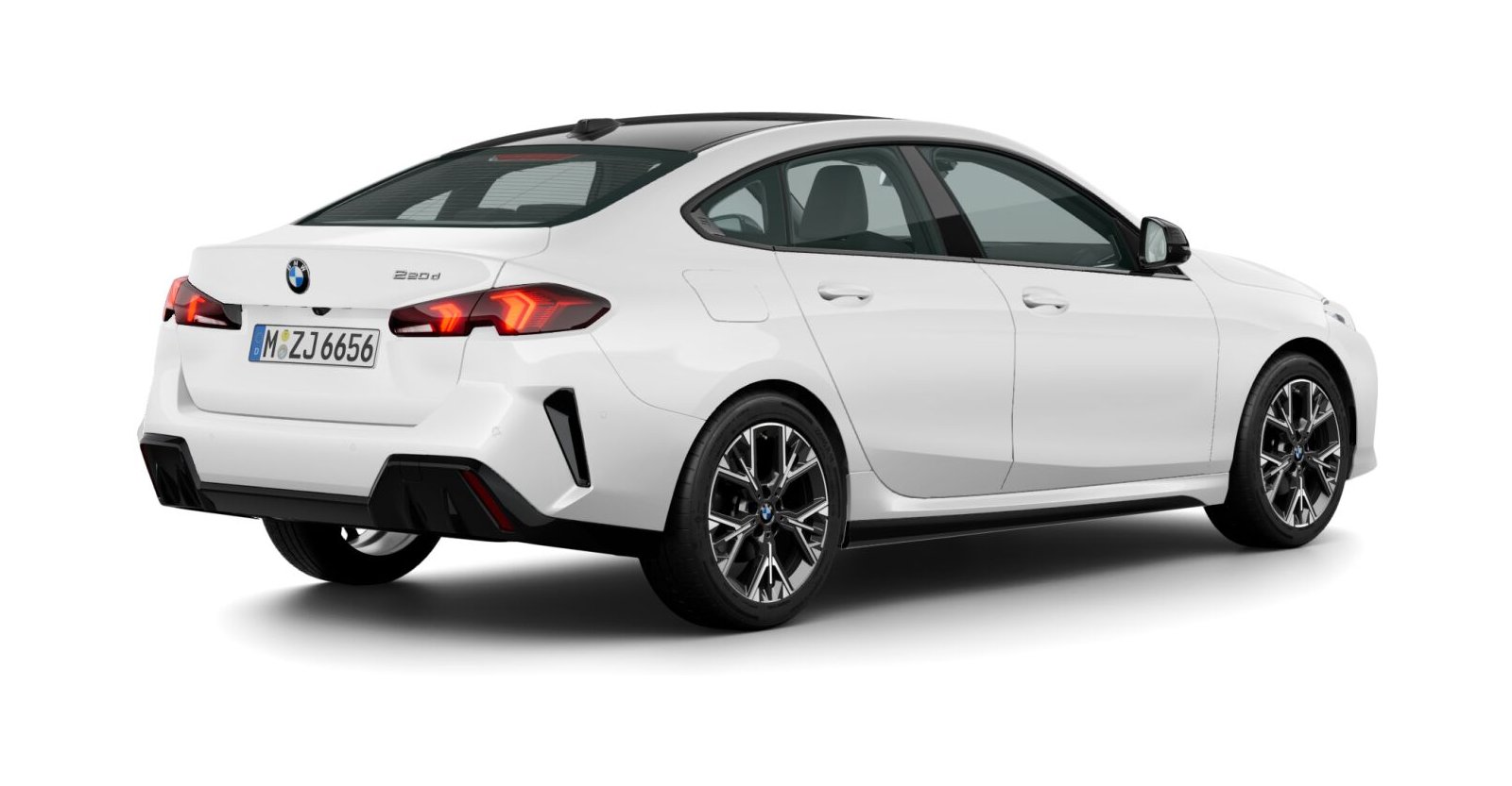 BMW BMW 2er in Weiß von hinten