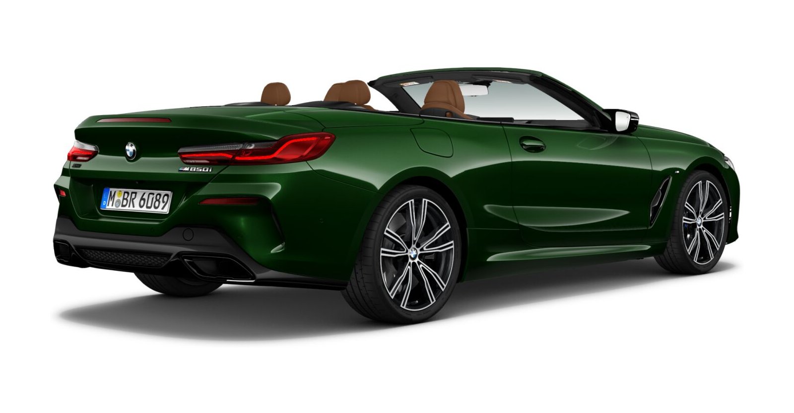 BMW BMW 8er in Grün von hinten BMW BMW 8er in Grün von hinten