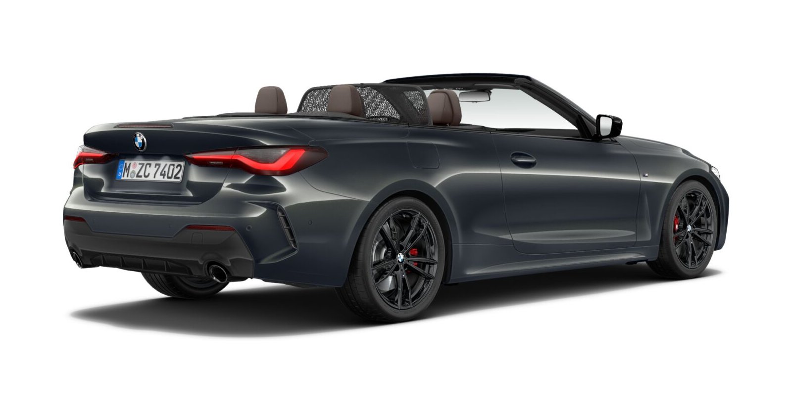 BMW BMW 4er in Grau von hinten BMW BMW 4er in Grau von hinten