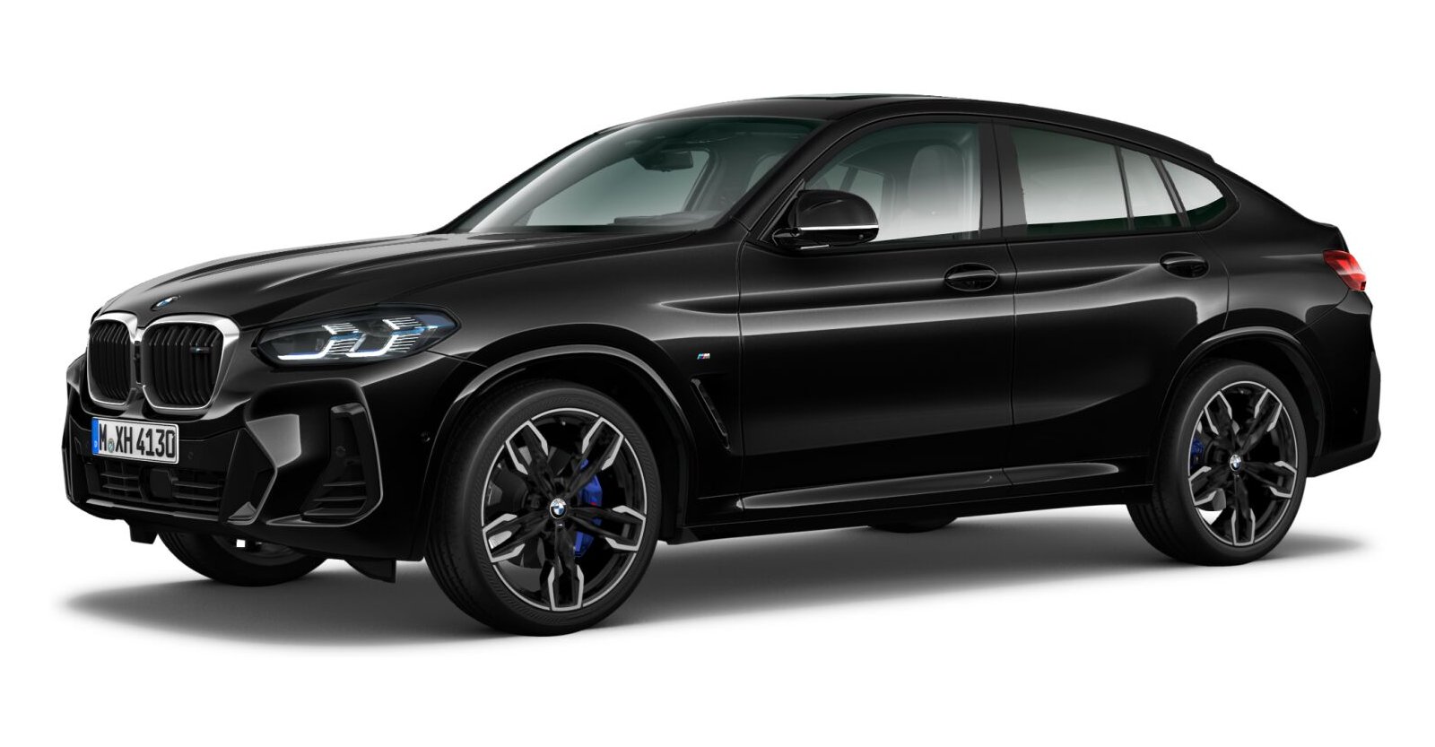 BMW X4 M40i in Schwarz von vorne