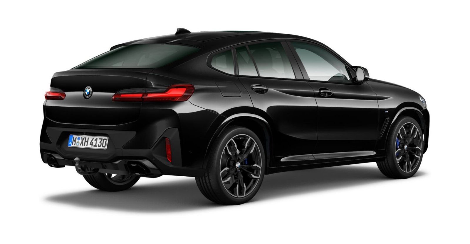 BMW BMW X in Schwarz von hinten BMW BMW X in Schwarz von hinten
