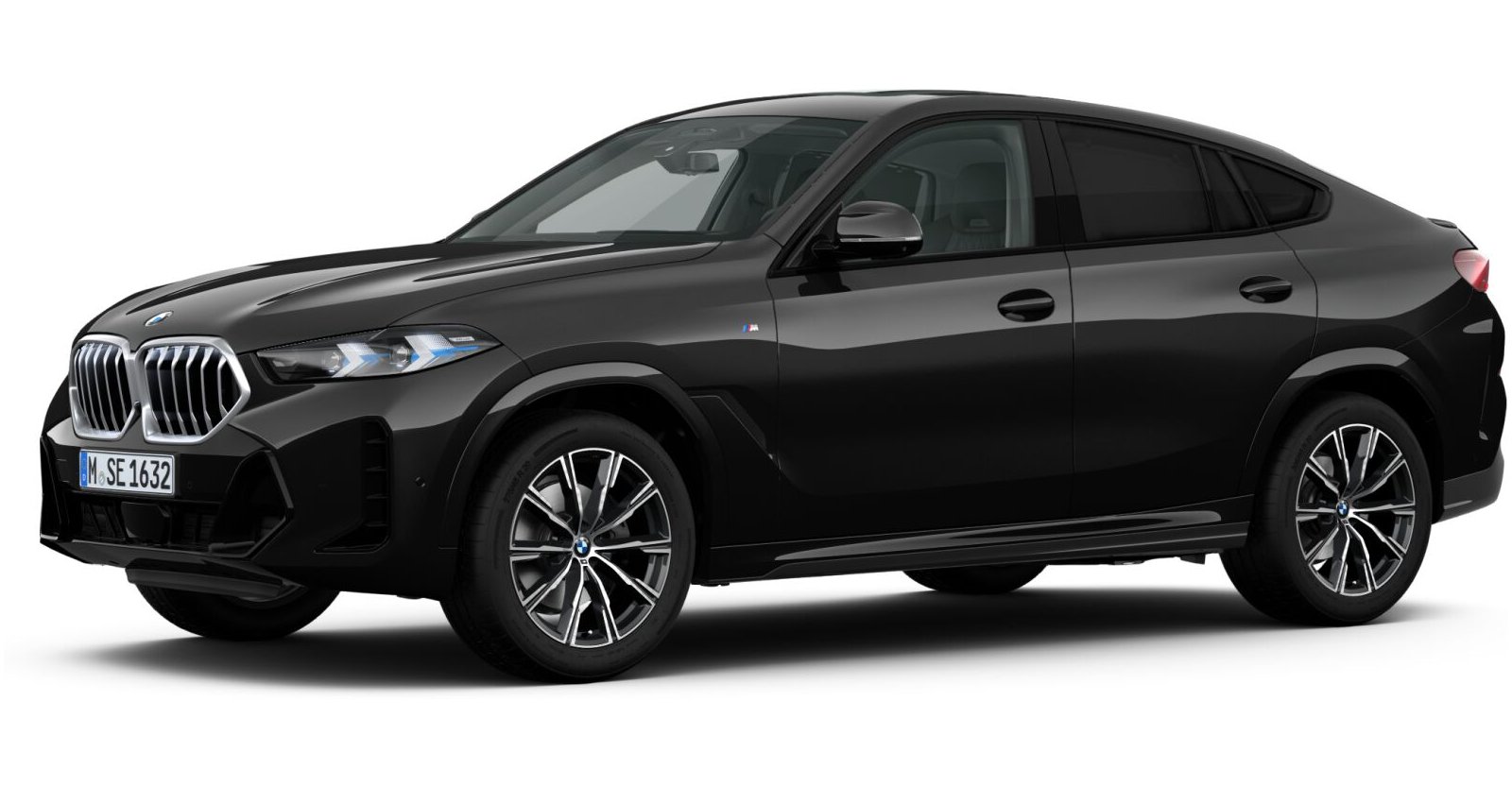 BMW BMW X in Schwarz von vorne