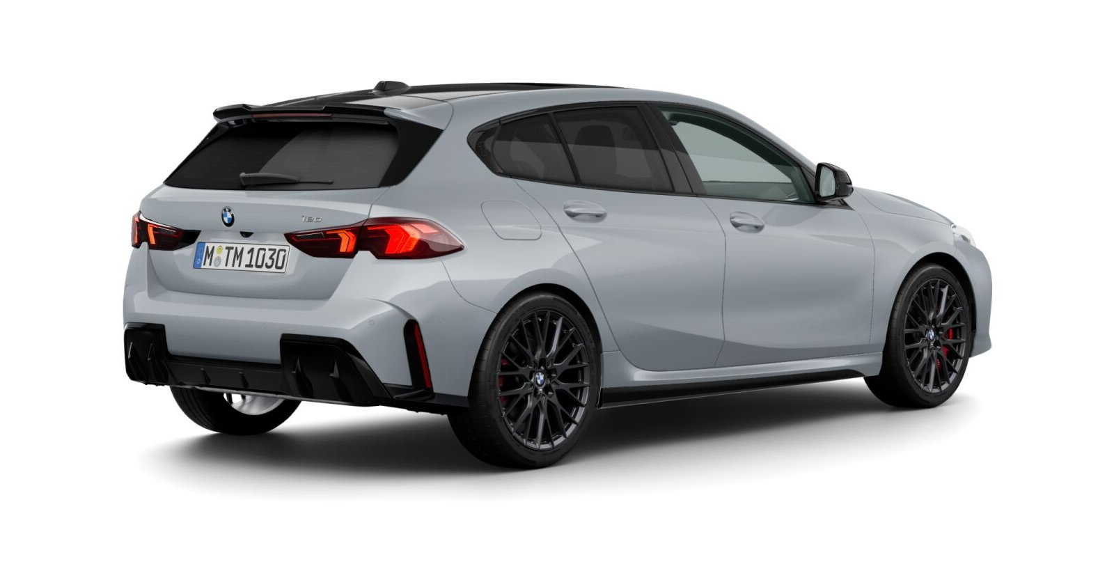 BMW BMW 1er in Grau von hinten