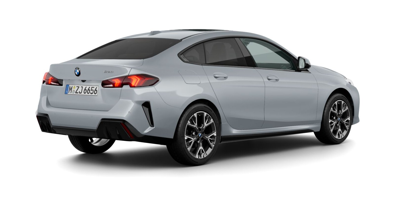 BMW BMW 2er in Grau von hinten