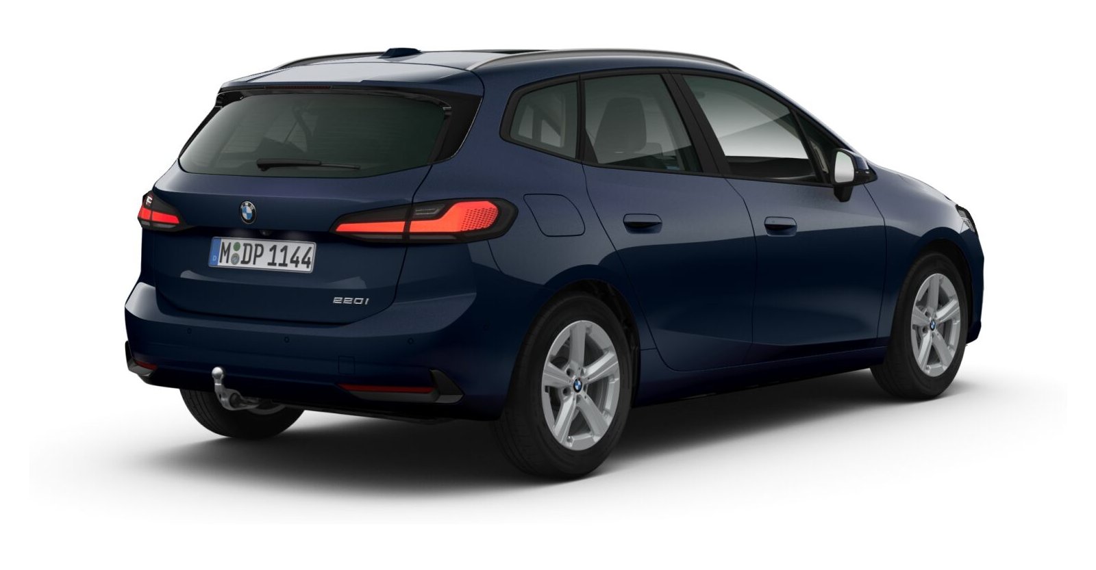 BMW BMW 2er in Blau von hinten