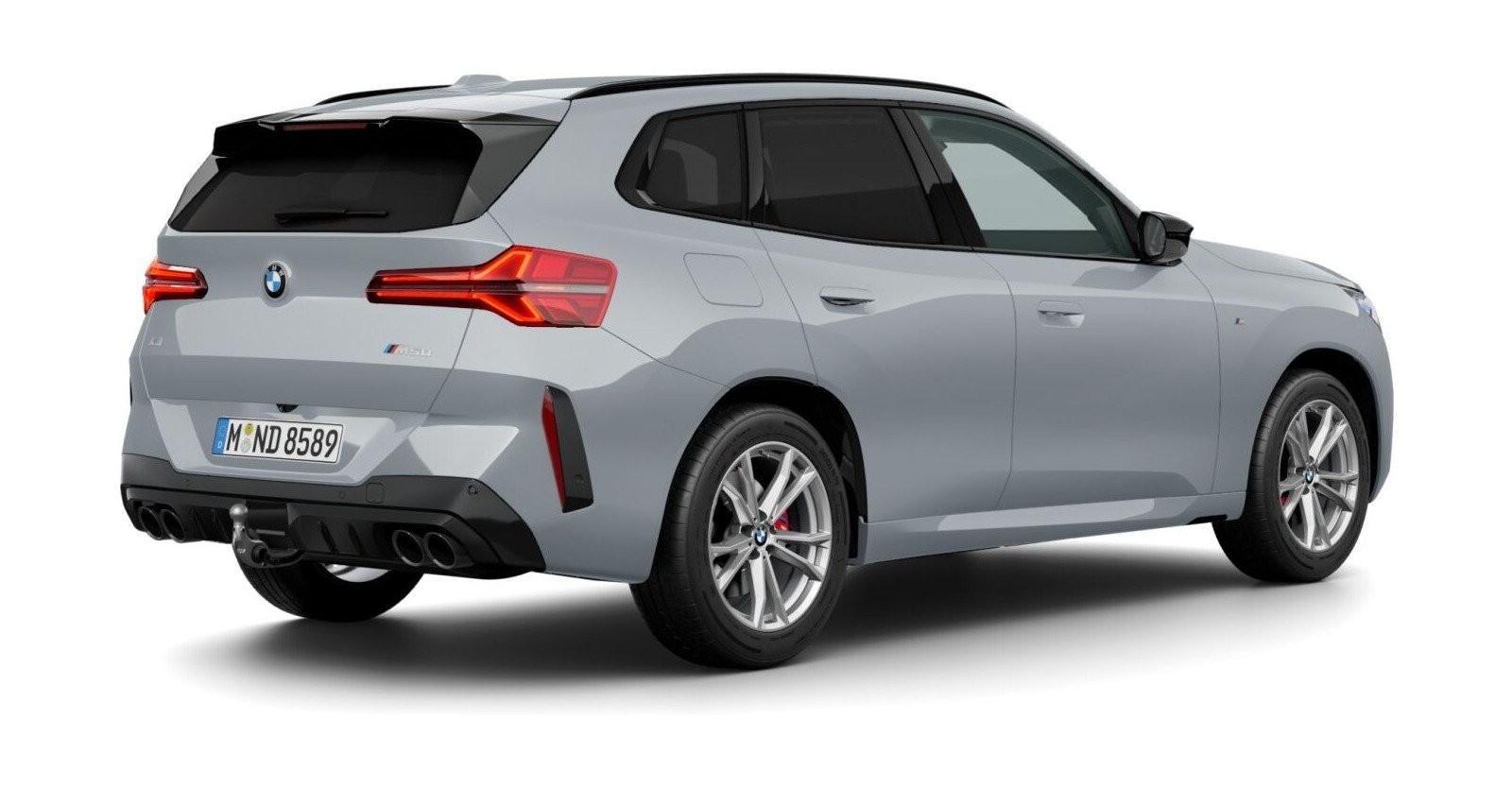 BMW BMW X in Grau von hinten