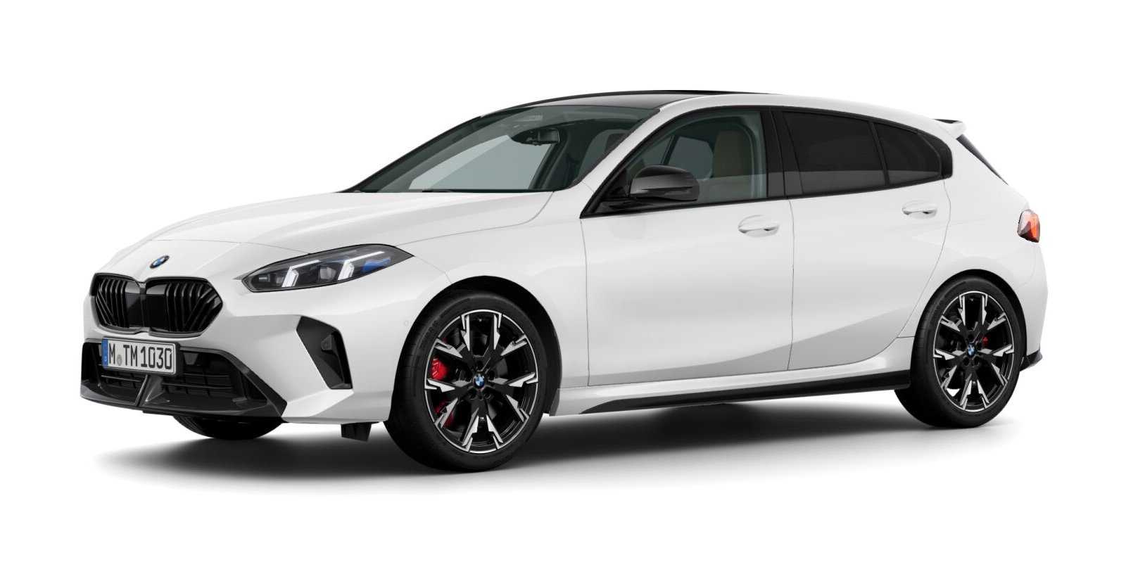 BMW BMW 1er in Weiß von vorne