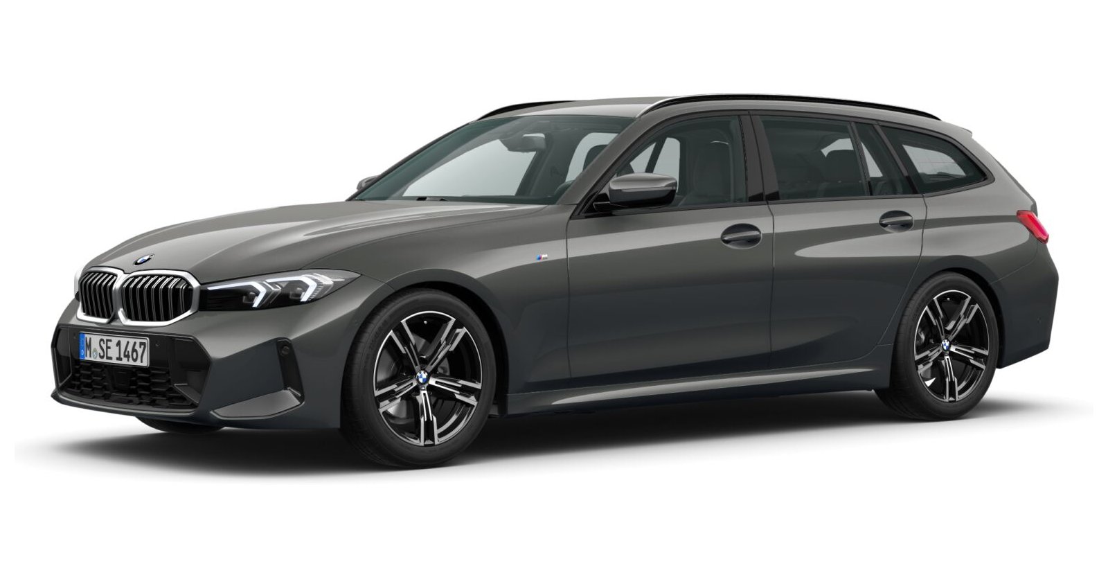 BMW BMW 3er in Grau von vorne