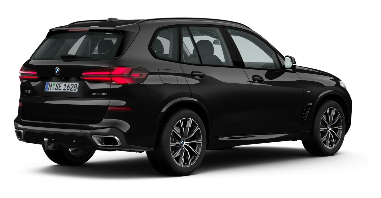 BMW BMW X in Schwarz von hinten BMW BMW X in Schwarz von hinten