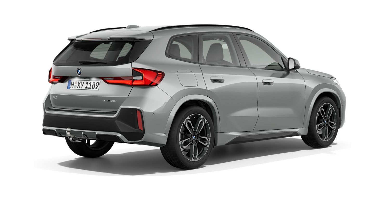 BMW BMW X in Silber von hinten BMW BMW X in Silber von hinten