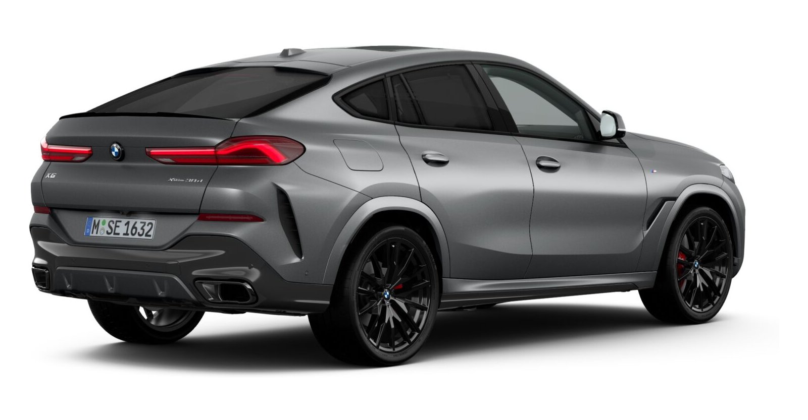 BMW BMW X in Grau von hinten