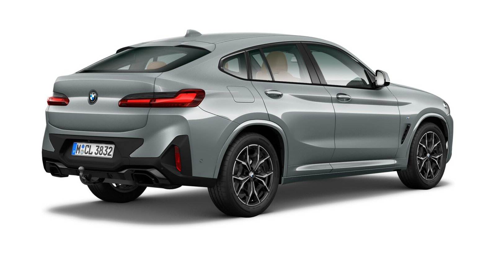 BMW BMW X in Grau von hinten BMW BMW X in Grau von hinten