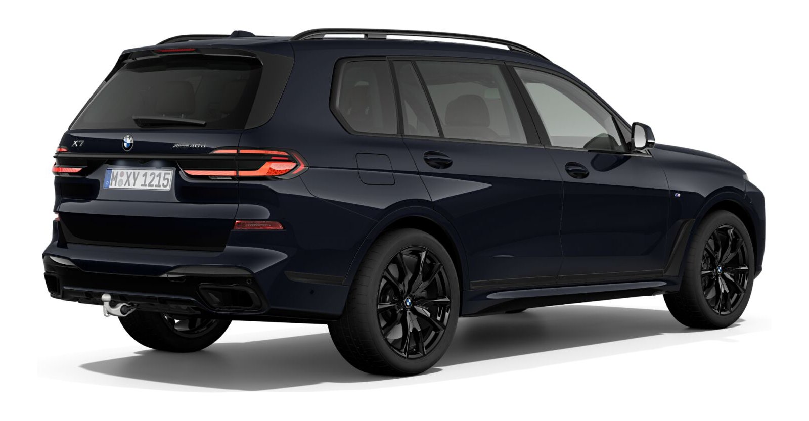 BMW BMW X in Schwarz von hinten BMW BMW X in Schwarz von hinten