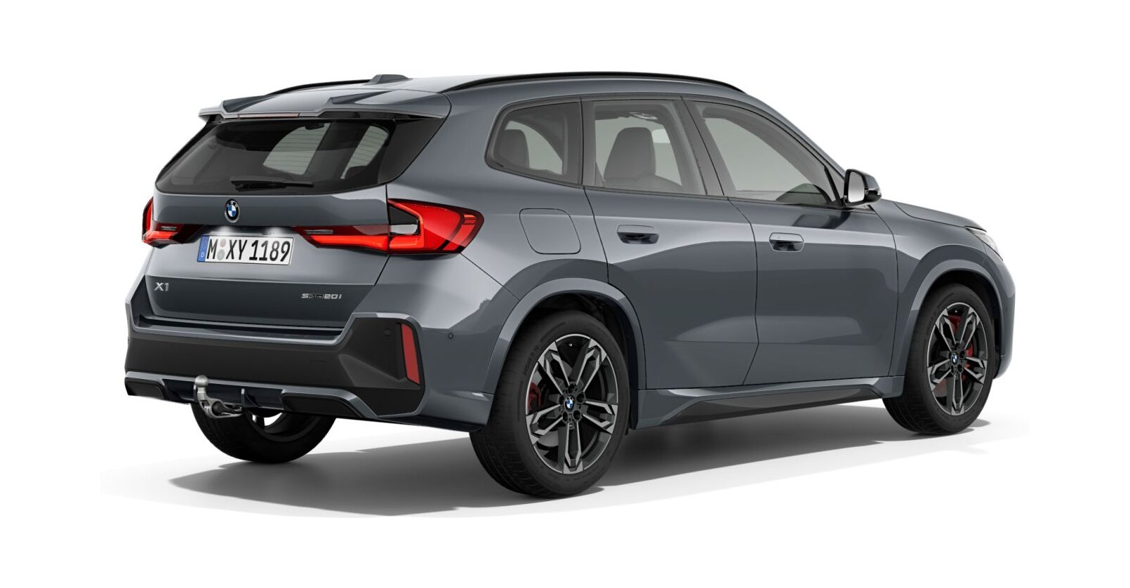 BMW BMW X in Grau von hinten