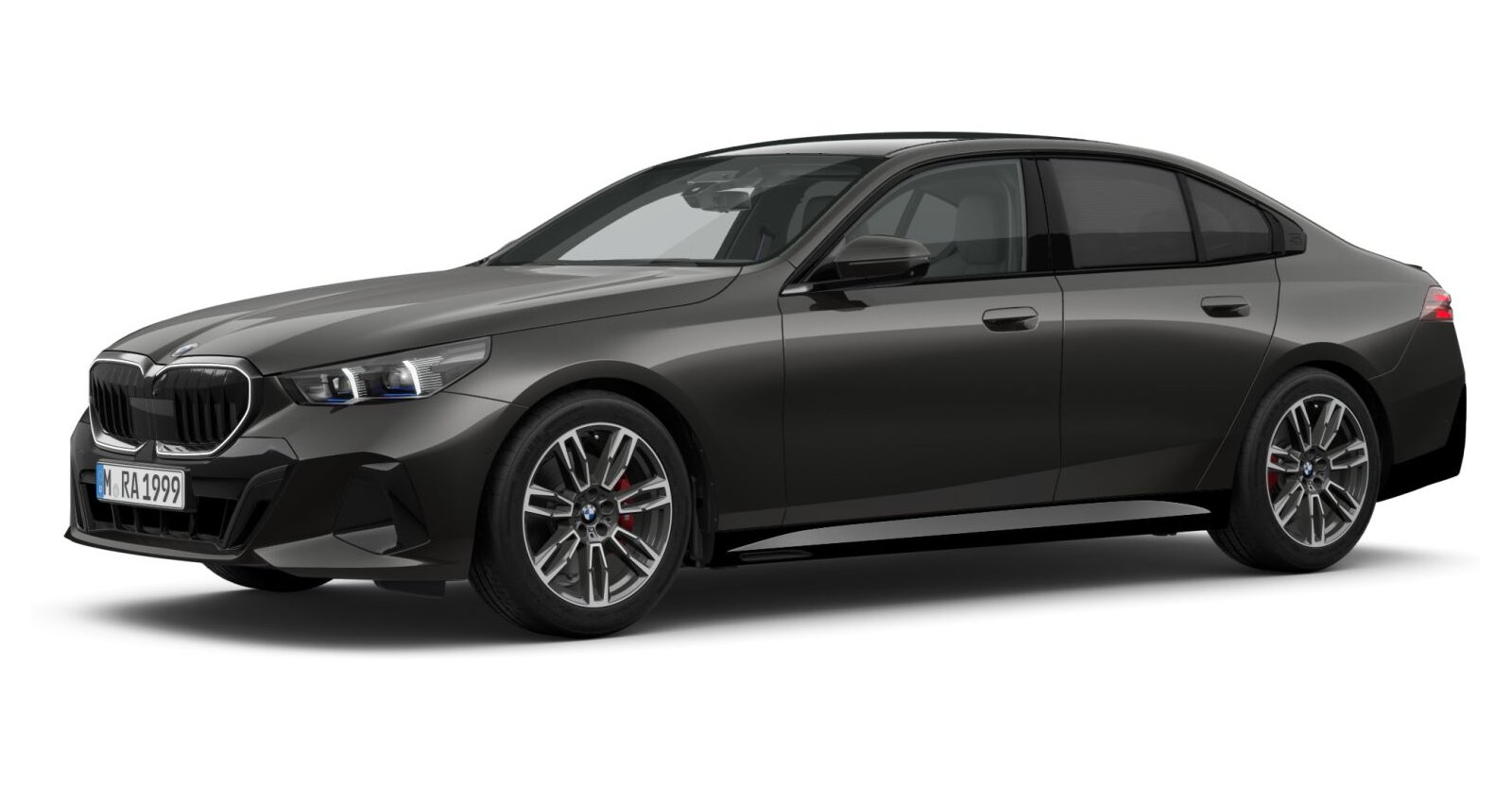 BMW BMW 5er in Grau von vorne