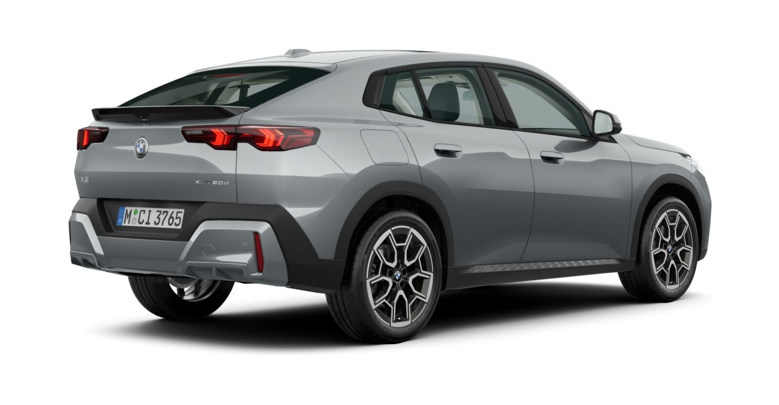 BMW BMW X in Grau von hinten BMW BMW X in Grau von hinten