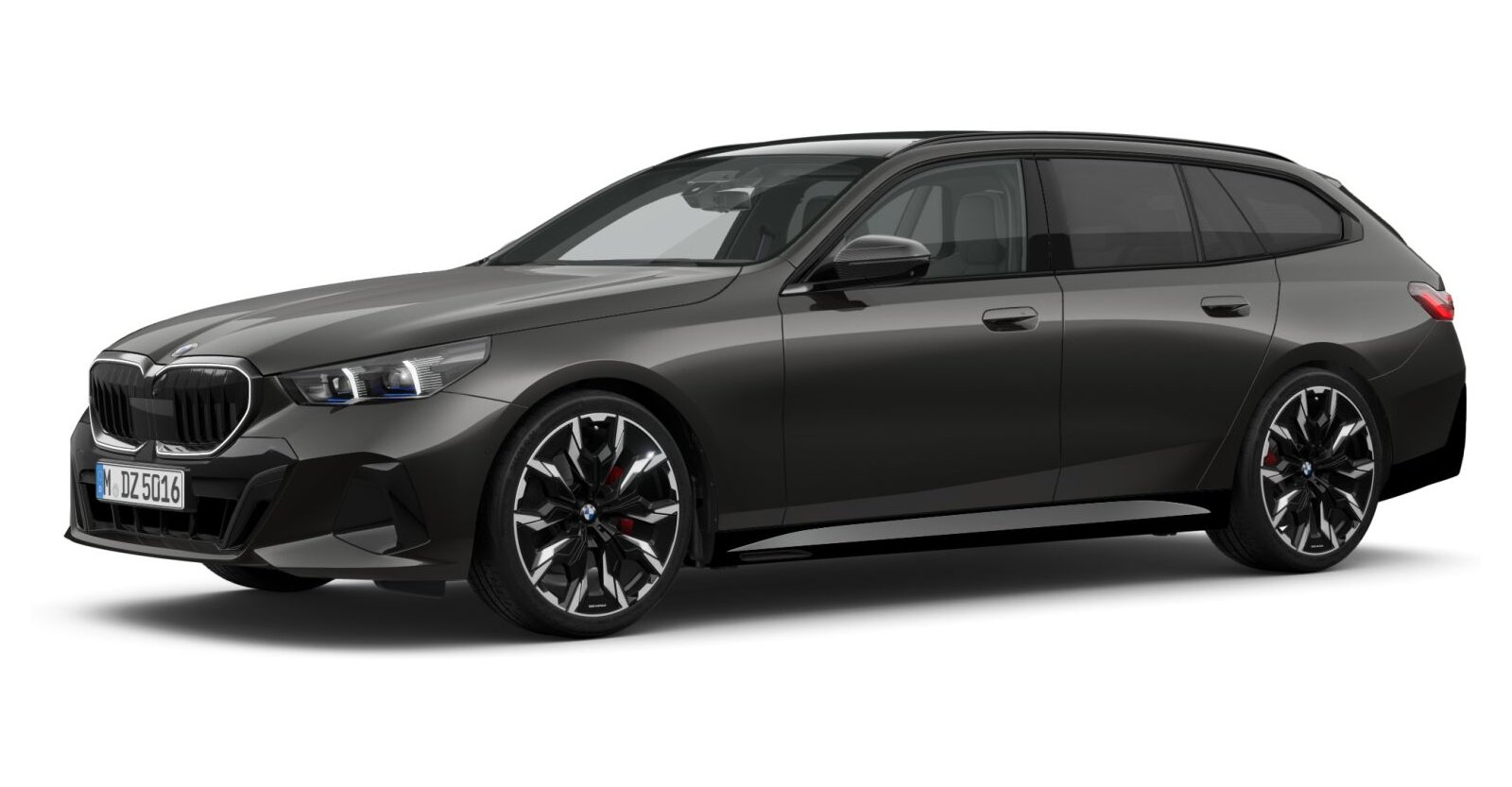 BMW 520d xDrive Touring in Grau von vorne BMW 520d xDrive Touring in Grau von vorne
