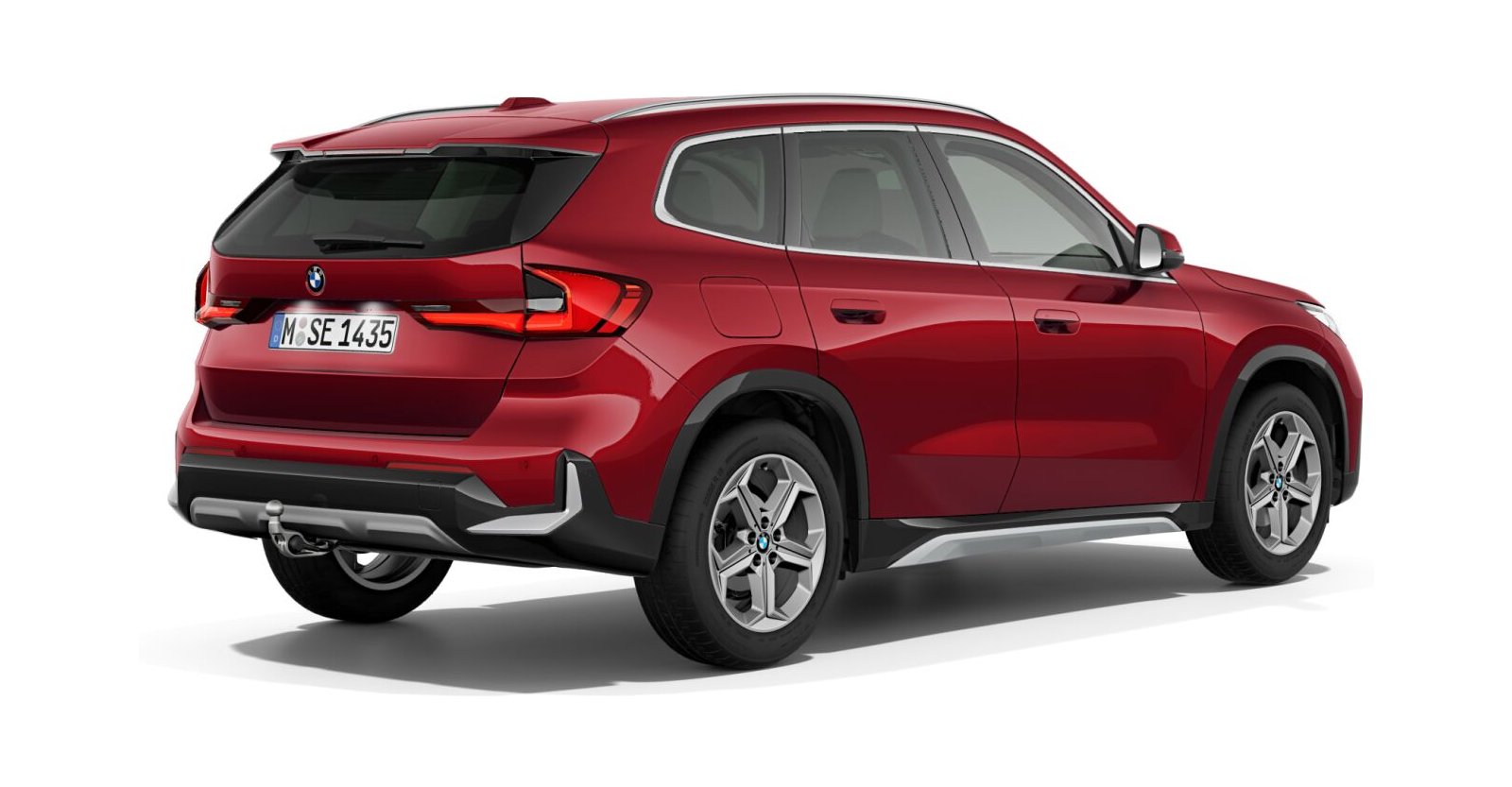 BMW BMW X in Rot von hinten BMW BMW X in Rot von hinten