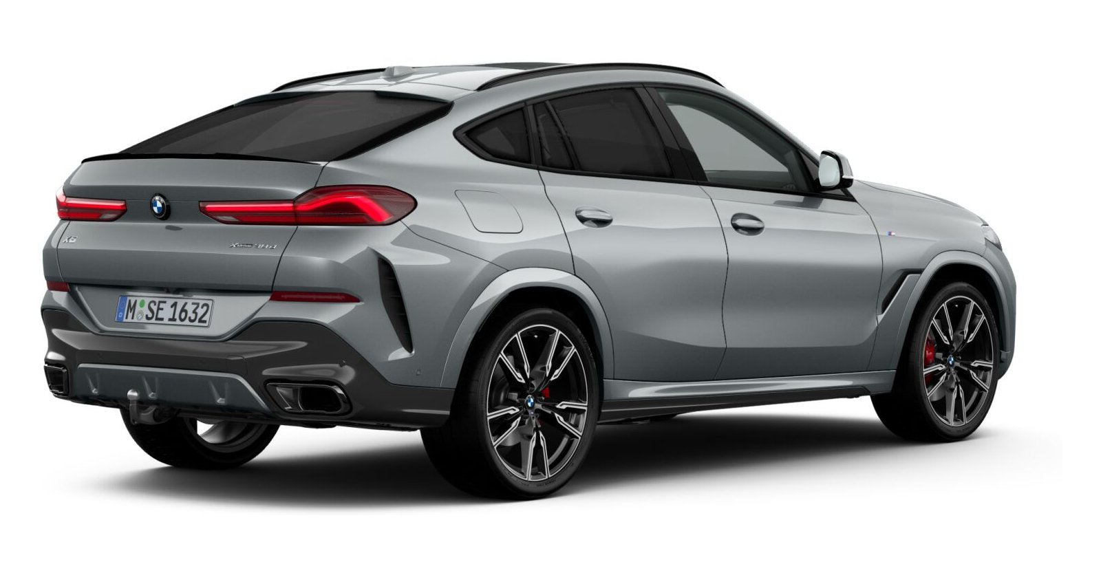 BMW BMW X in Grau von hinten