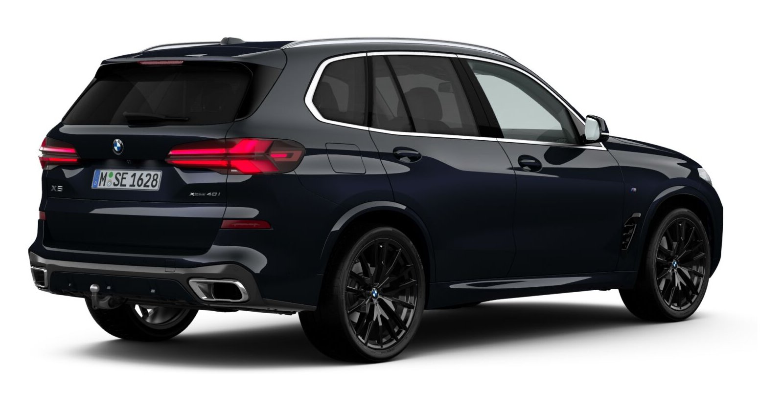 BMW BMW X in Schwarz von hinten BMW BMW X in Schwarz von hinten